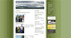 Desktop Screenshot of klub-aha.sk